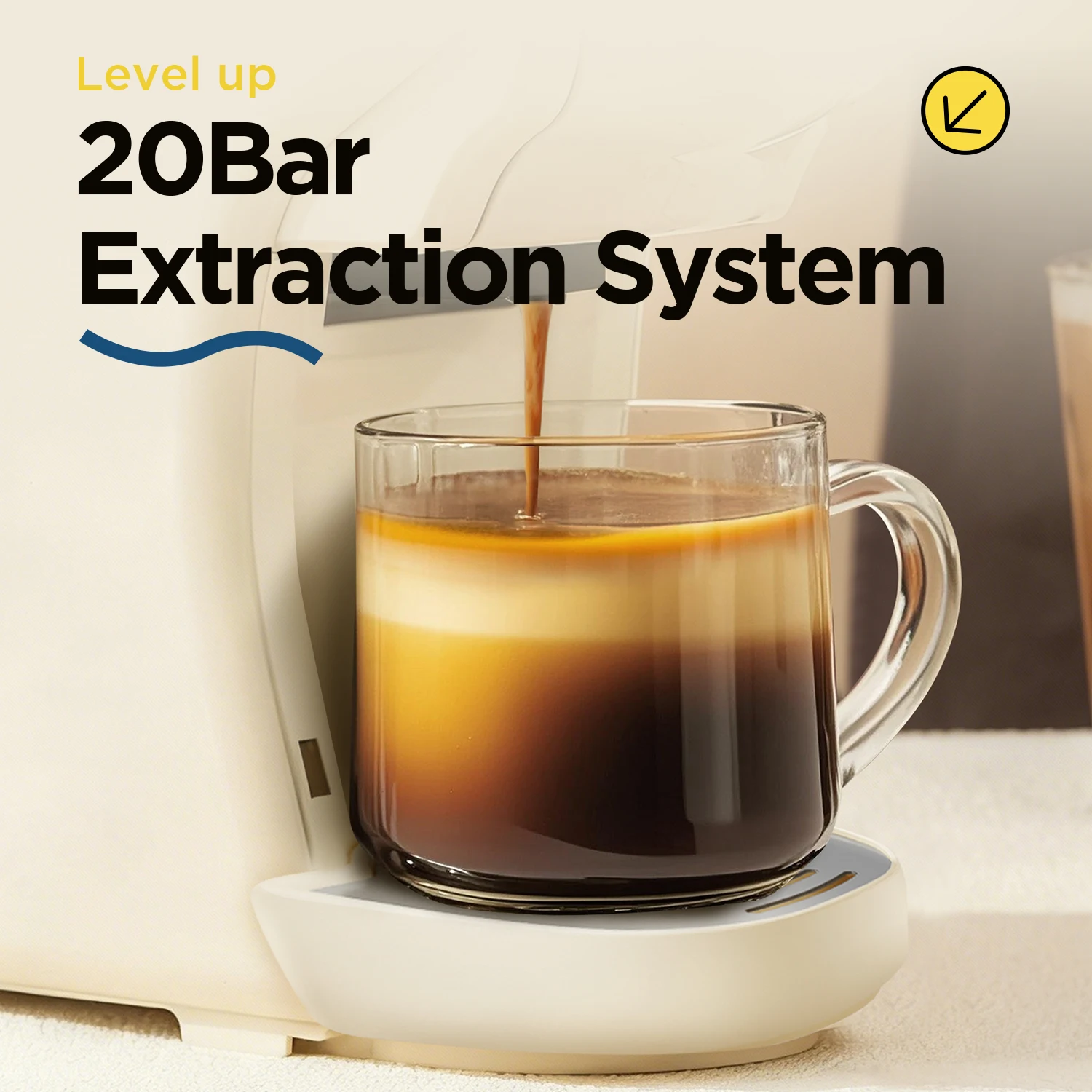 Cafelffe 3in1 ماكينة صنع القهوة بالكبسولات الساخنة...