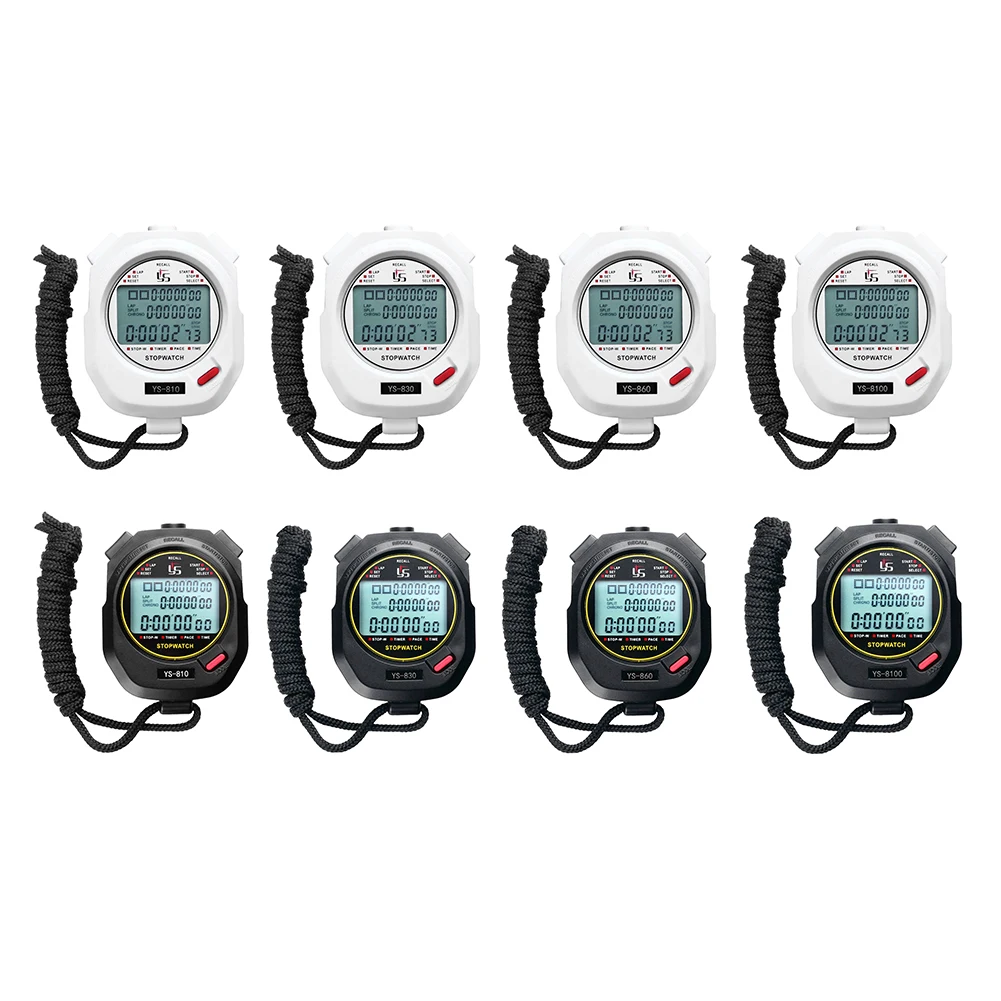 Professional Handheld Digital Stopwatch Chronograph Sports Training Timer Stop Watch 0.01s Precision Timer Tools 2
