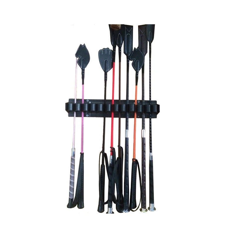 Wall Mounted Stables Horse Riding Whip Rack Holder Equestrian Riding Horse Equipment Accessories Bracket Holds Up To 12 Whips 4