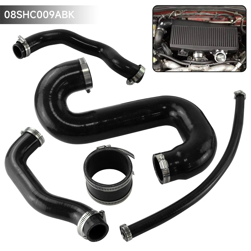 Kit Fascette Stringitubo In Silicone Intercooler Per Subaru Impreza 2.0L/2.5L Wrx 2002-2007 E Sti 2004-2007 Nero/Blu/Rosso