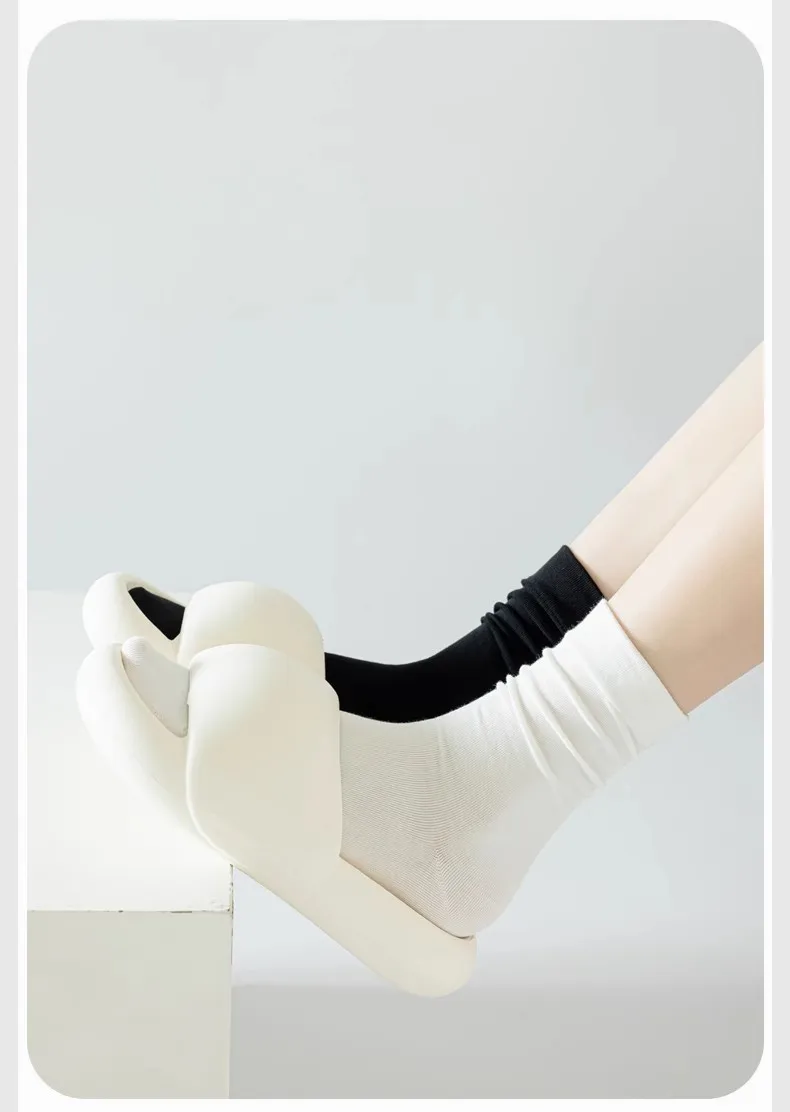 5 Paar antibakterielle Baumwoll-Socken für Damen, geruchshemmend, atmungsaktiv, schweißabsorbierend, weiche Heimsocken, vier Jahreszeiten, Neu 2026 – Detail 18