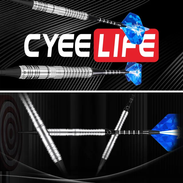 Set Freccette In Tungsteno CyeeLife - Professionali Con Punta In Metallo, 3 Freccette, Alette, Affilatore - Foto 4