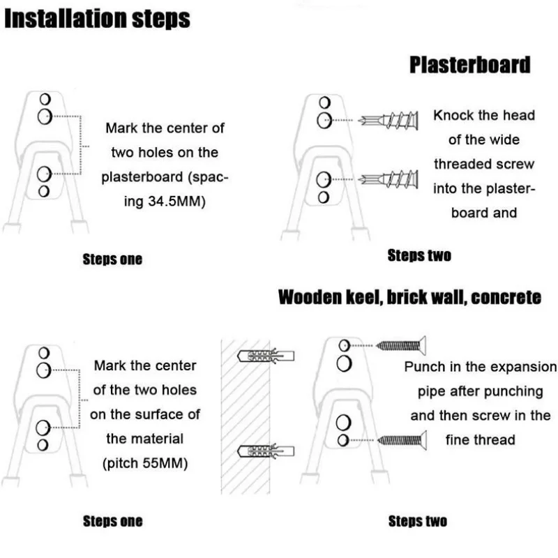 Heavy Duty Metal Hook Garage Organizer Wall Mount Bicycle Hanger Hooks Wall Mount Anti-slip Storage Hook For Ladders Garden Tool