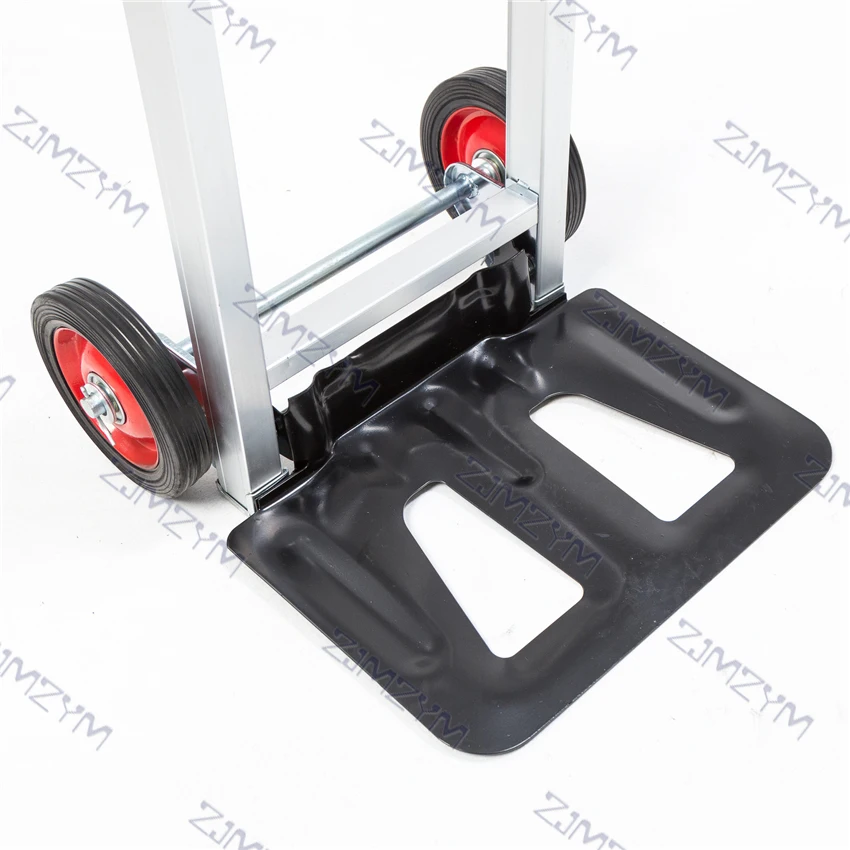 KT-2020A Portable Folding Cart Trolley Luggage Cart Folding Truck Manual Folding Silent Heavy Shopping Cart Household Hand Truck