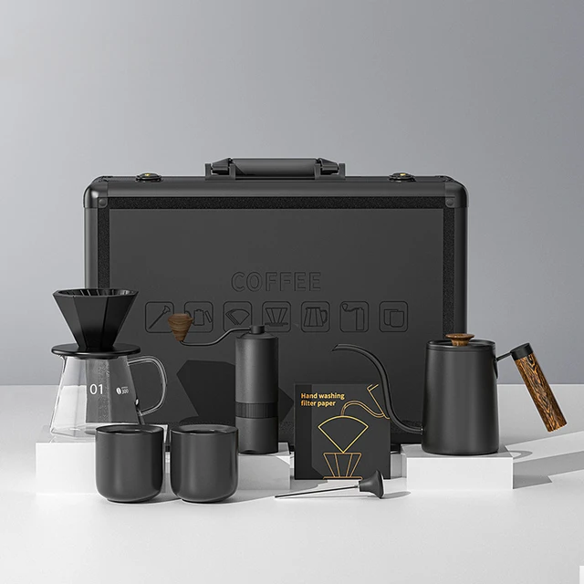 Coffeware Set Portable Outdoor Travel Camp Hand Brewed Coffee Set