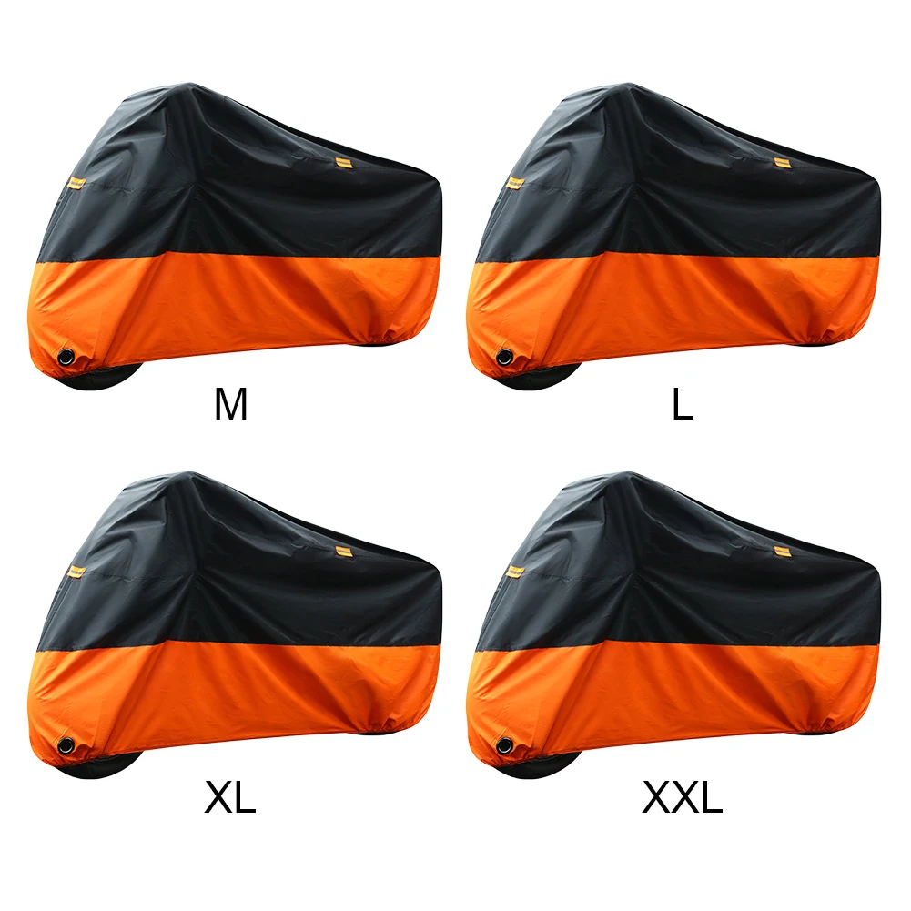 190T Motorcycle Cover Outdoor UV Protector Motorbike Scooter Cover Dustproof Rain For All Season motorcycle cover