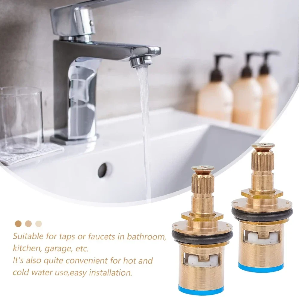 Faucet valve Faucet cartridge 10/1pcs Faucet Valves Replacement Universal Tap Valve Brass Cartridge Faucet Inner Valve For Household Bathroom Kitchen Supplies