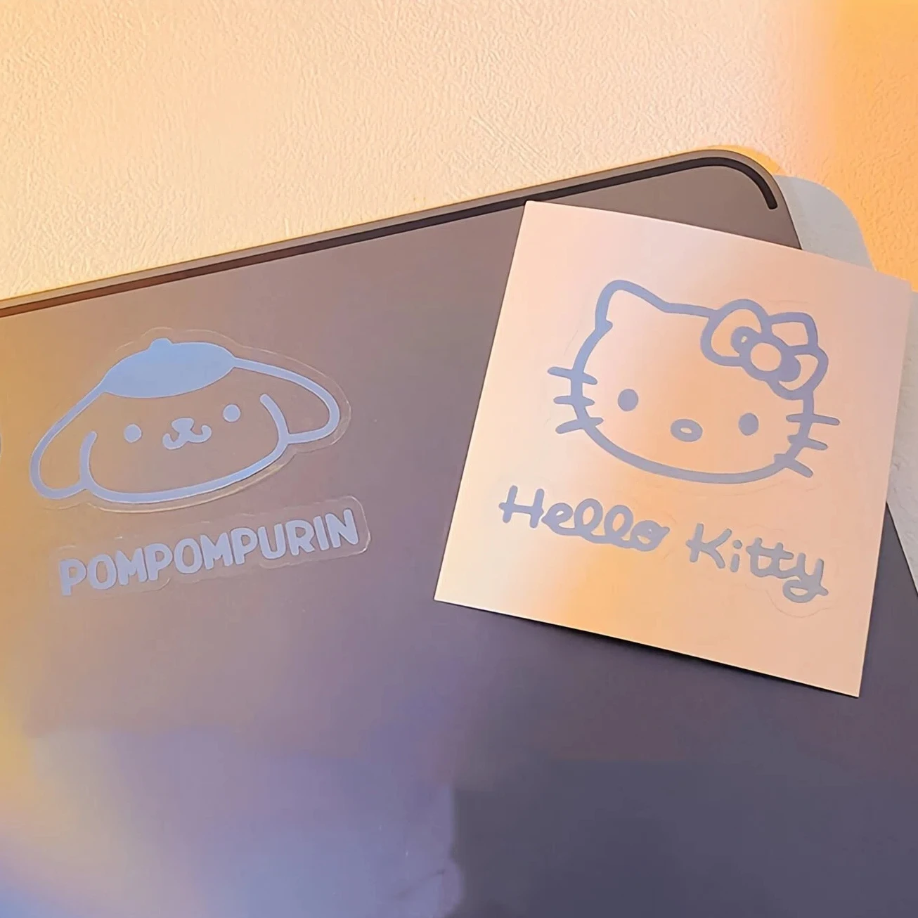10pcs Sanrio 헬로 키티 금속 스티커 방수 크리 에이 티브 멜로디 Kuro..