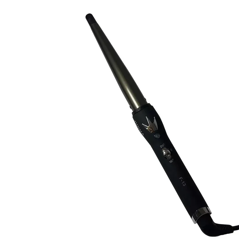 Curlers Conical Curling Iron Single Tube Ceramic Glaze Pear Flower Cone Electric Hair Curly 110-240-V