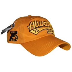Autumn Cotton Baseball Hat Ladies Casual Letter Embroidery Always75 3D Three-Dimensional Embroidered Dad Cap