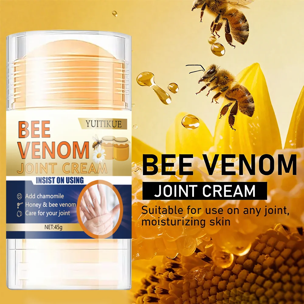 Bee venom joint cream, low-allergy soothing and moisturizing lotion, with a fresh fragrance suitable for all skin types