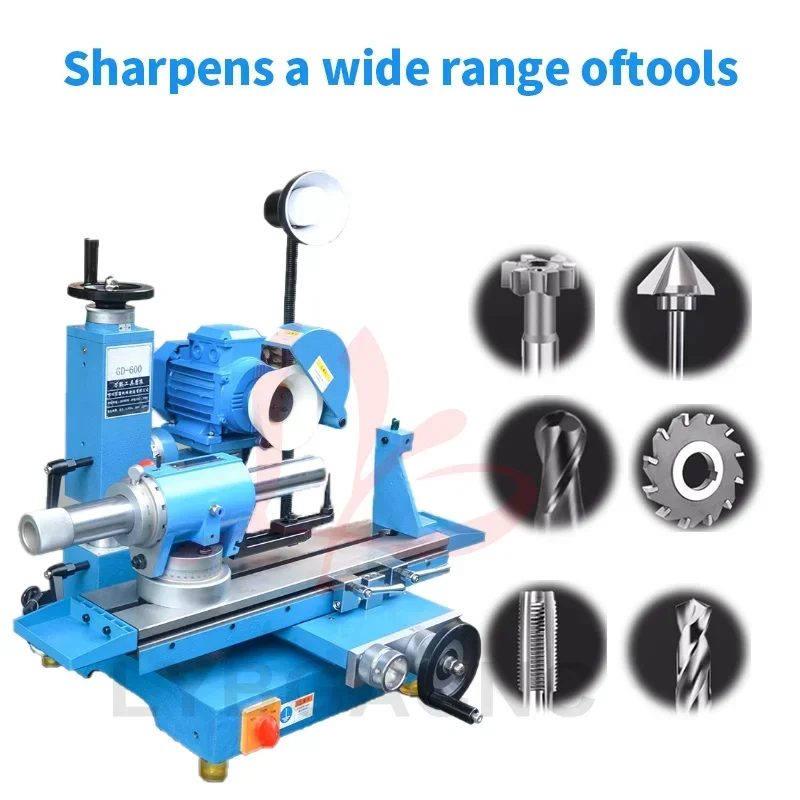 Multifunctional Universal Tool Grinder Harpener GD-60 with 50K Drill Bit Tap Grinding Kit Optional for MillingDrilling Polishing 2