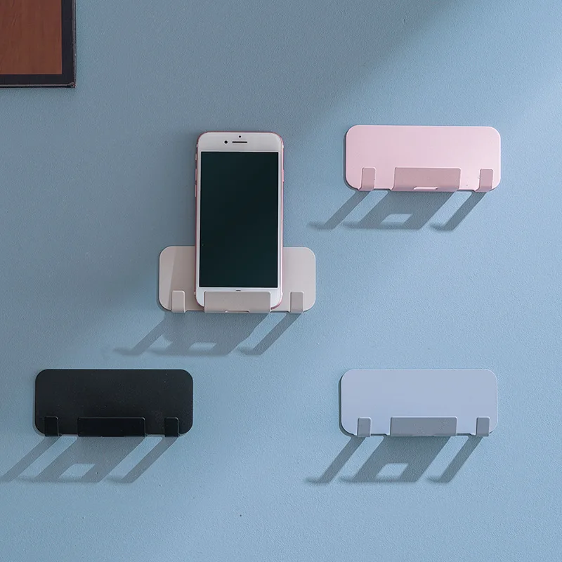 

Wall-mounted Phone Charging Organizer Shelf Shower Waterproof Phone Shelf Storage Holder Caddy For Phone Charger Remote