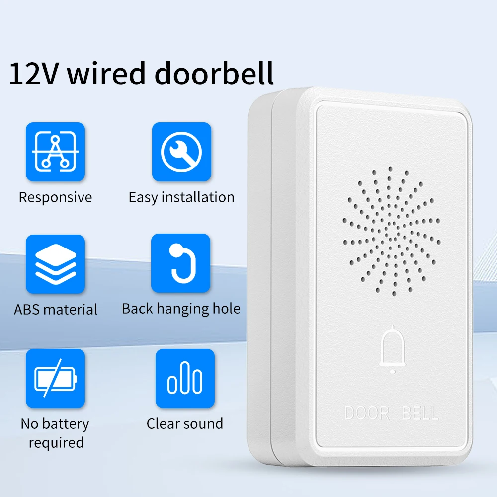 Vocal Wired Doorbell for Secure Access Control Systems