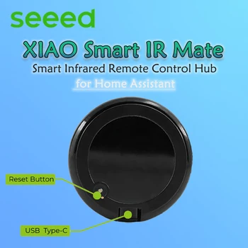 Hub di Controllo Remoto IR Intelligente XIAO per Home Assistant, con Core ESP32-C3, Feedback Aptico, Apprendimento con Un Solo Tocco