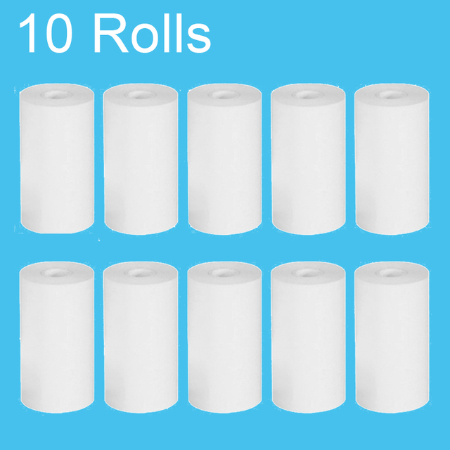 57*30mm Thermal Paper White Children Camera Instant Print Kids Camera Printing Paper Replacement Accessories Parts