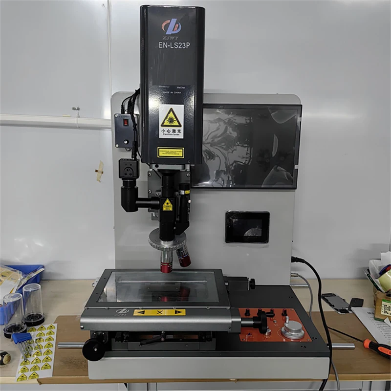 ZJMY SeparatedEN-LS23P OLED LCD circuit ITO Conductive Coating Restore Pulsed Laser Welder with EN-580 4C flex cable machine 2