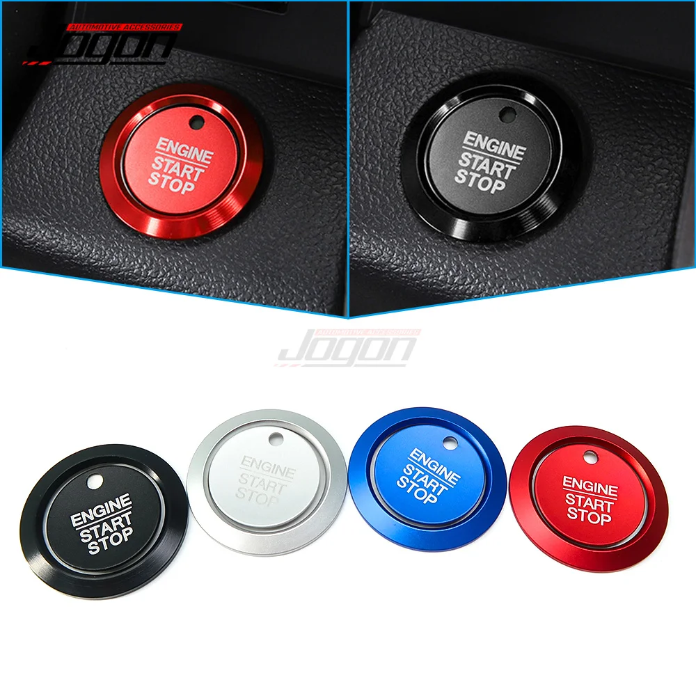 Per Ford F150 Raptor 2015 2016 2017 2018 2019 2020 One-Key Engine Start Stop Pulsante Di Accensione Interruttore Copertura Accessori Adesivi