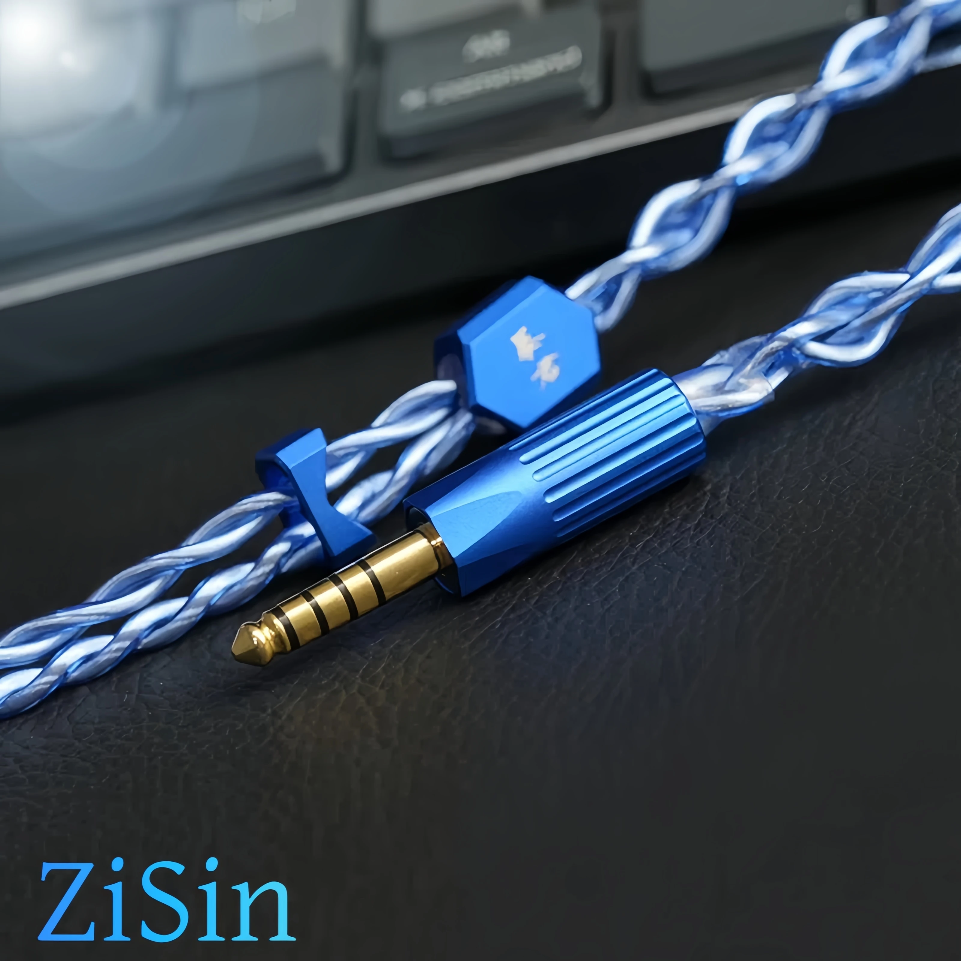 ZiSin-43 4-Core Litz HIFI Earphone Upgrade Cable With 3.5