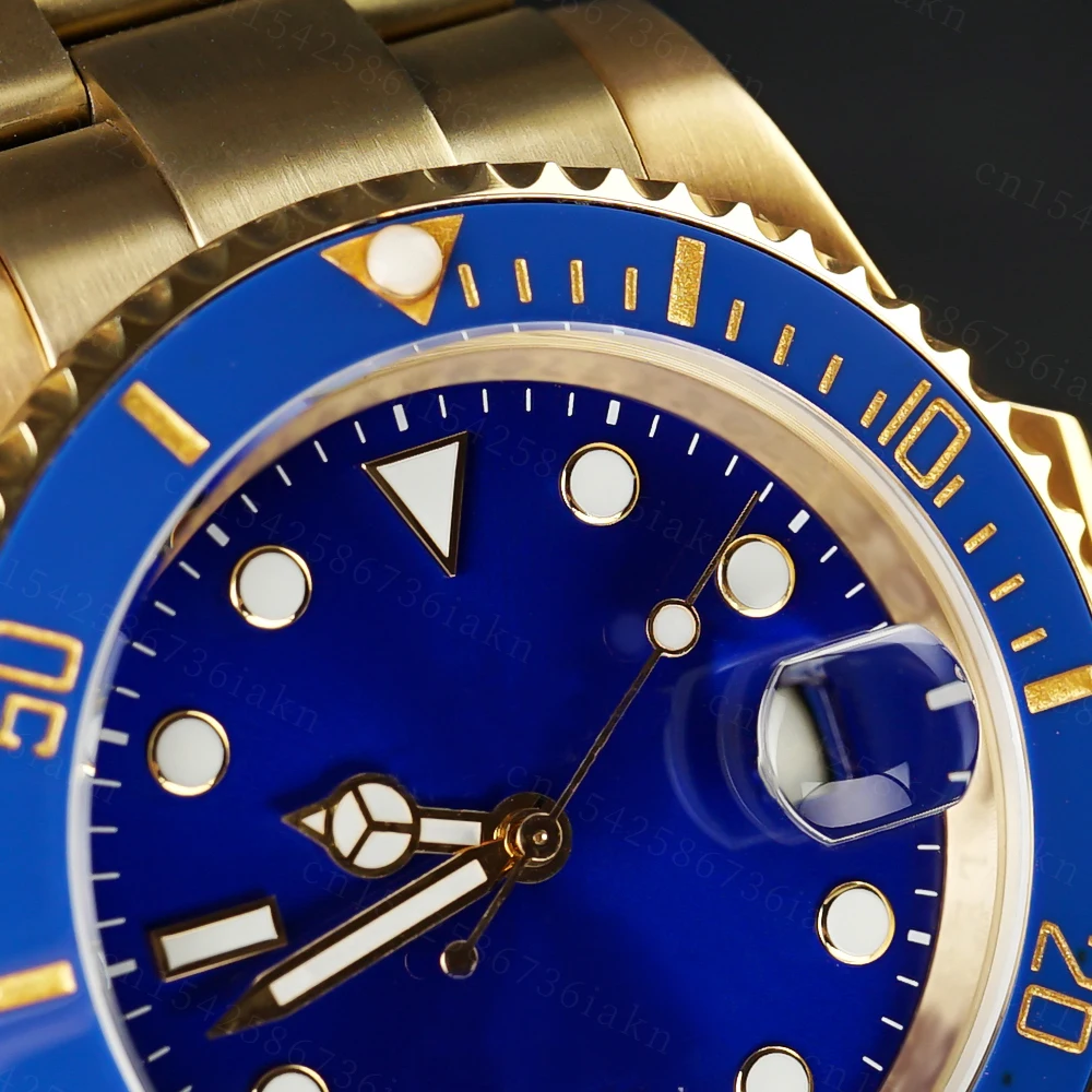 2022 Fashion New 40mm Men's Leisure Sports Sapphire Mirror Stainless Steel Material Waterproof Automatic Mechanical Watch