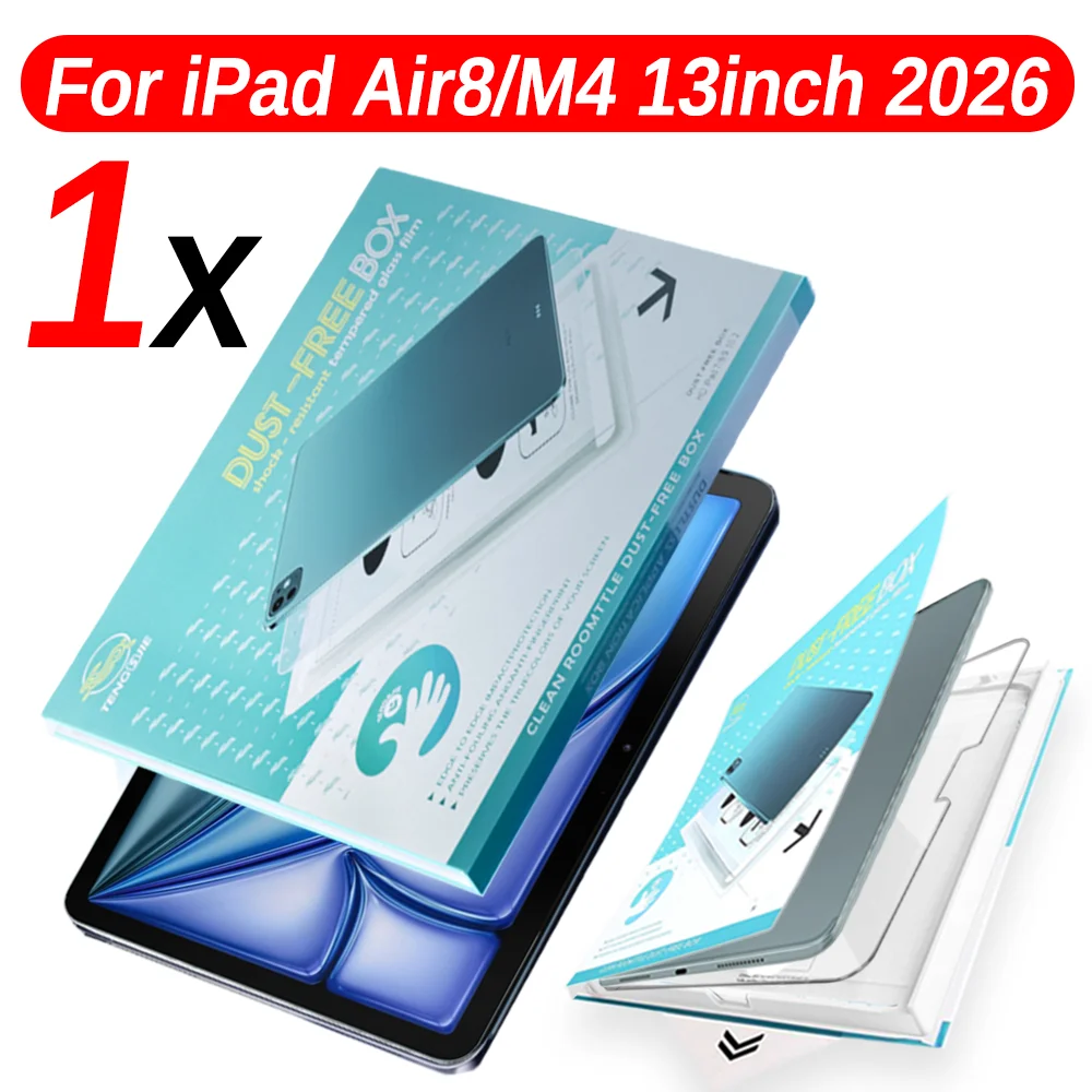 Enhanced Tempered Glass Screen Protector with Easy Installation Kit – Bubble & Dust Free, HD Clear