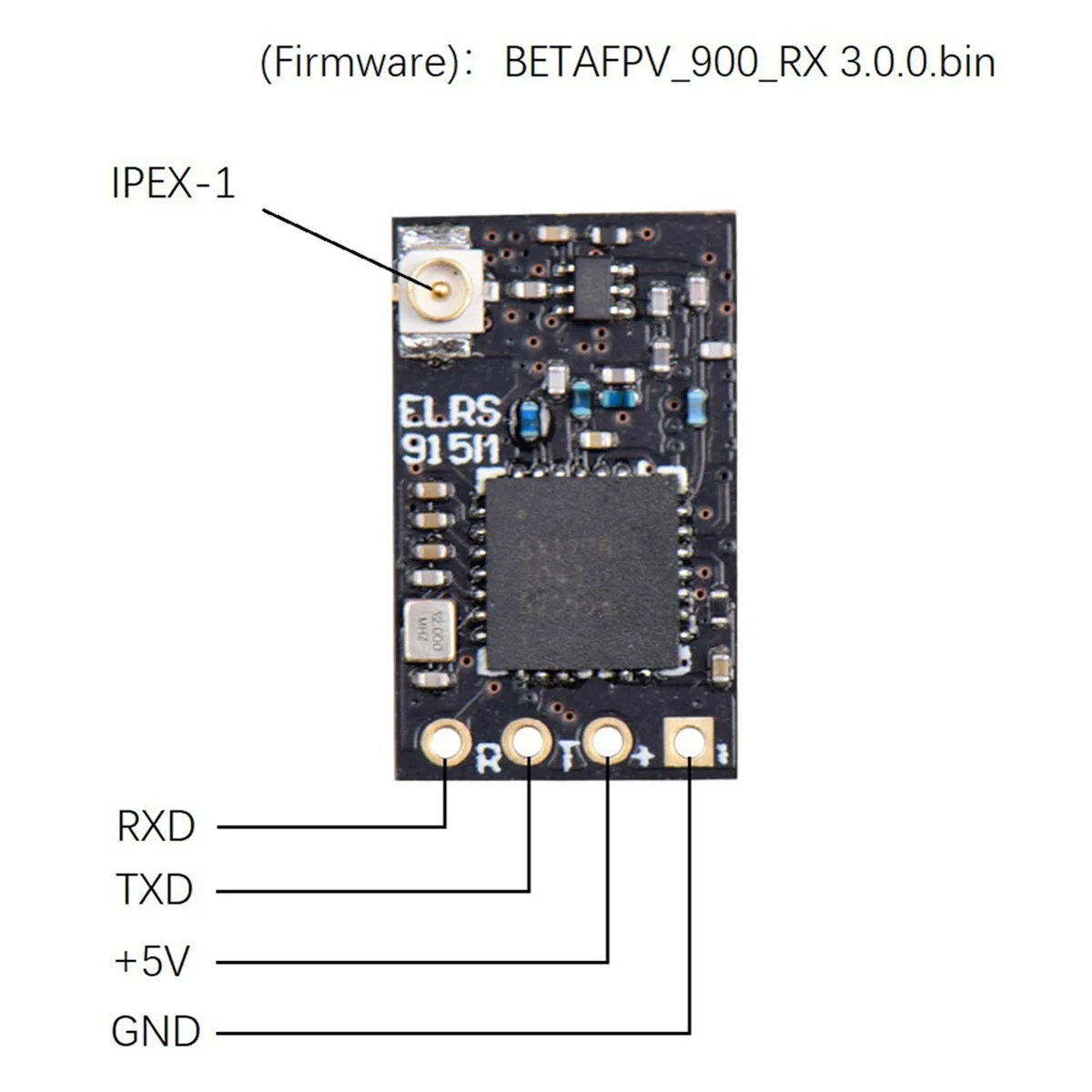ExpressLRS ELRS 915MHz ELRS Radio Nano Long Range Receiver for FPV Freestyle Long Range Drones DIY Parts LR4 LR5 5