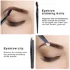 5PCS Specialized Eyebrow Trimmer Set Scissors Tweezers Eyebrow Razor Scraping Eyebrow Comb Razor Eyebrow Clip Makeup Tools Set 3