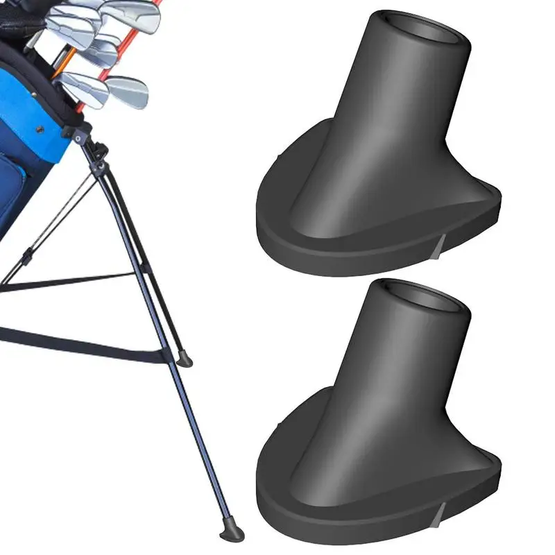 2pcs Golf Bag Feet Replacement Golf Bag Stand Rubber Feet Replace For