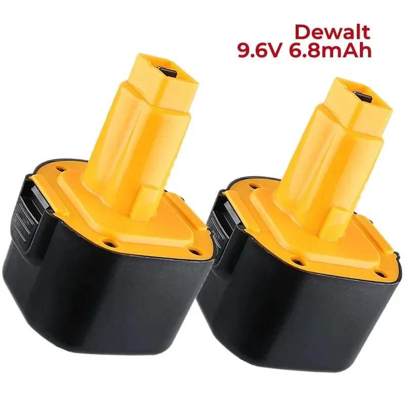 

9.6V 6.8Ah Ni-MH Battery for Dewalt DE9036 DE9061 DE9062 DW9060 DW9061 DW9062 EZWA 29 DW050 DW909K DW909 DW902, DW913+Charger