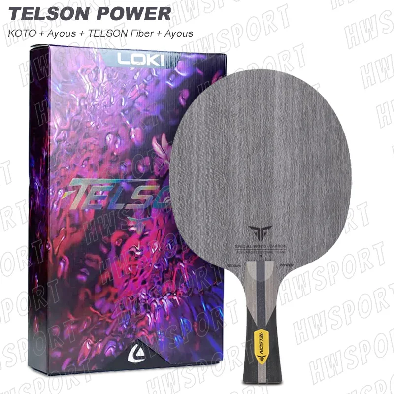 Loki telson tischtennis klinge profi 5 2 aus ping pong klinge telson cnf china leistungs geschwindigkeit – Detail 2