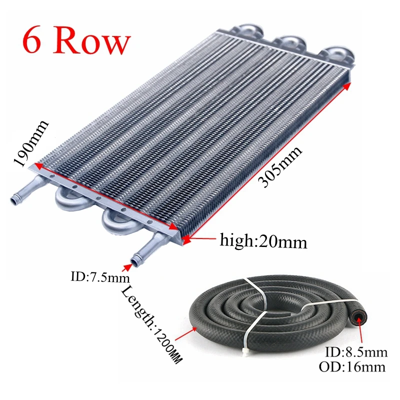 Aluminum Universal Oil Cooler Kit Oil Radiator Car Auto Transmission AUTO-MANUAL RADIATOR CONVERTER aluminum radiator aluminum radiator kit oil cooler kit