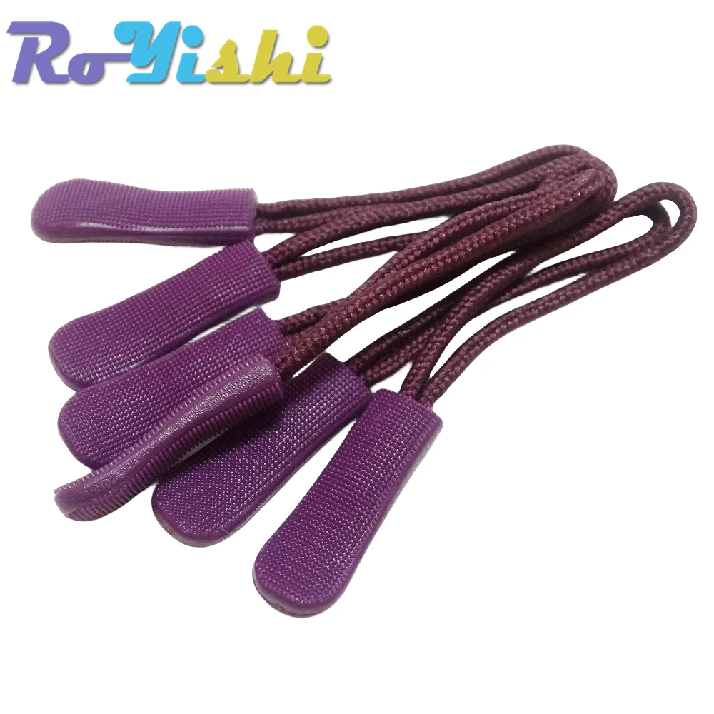 10 Stück/Packung Mix Color Cord Zipper Pull Strap Lariat Schwarz für Bekleidungszubehör – Detail 10