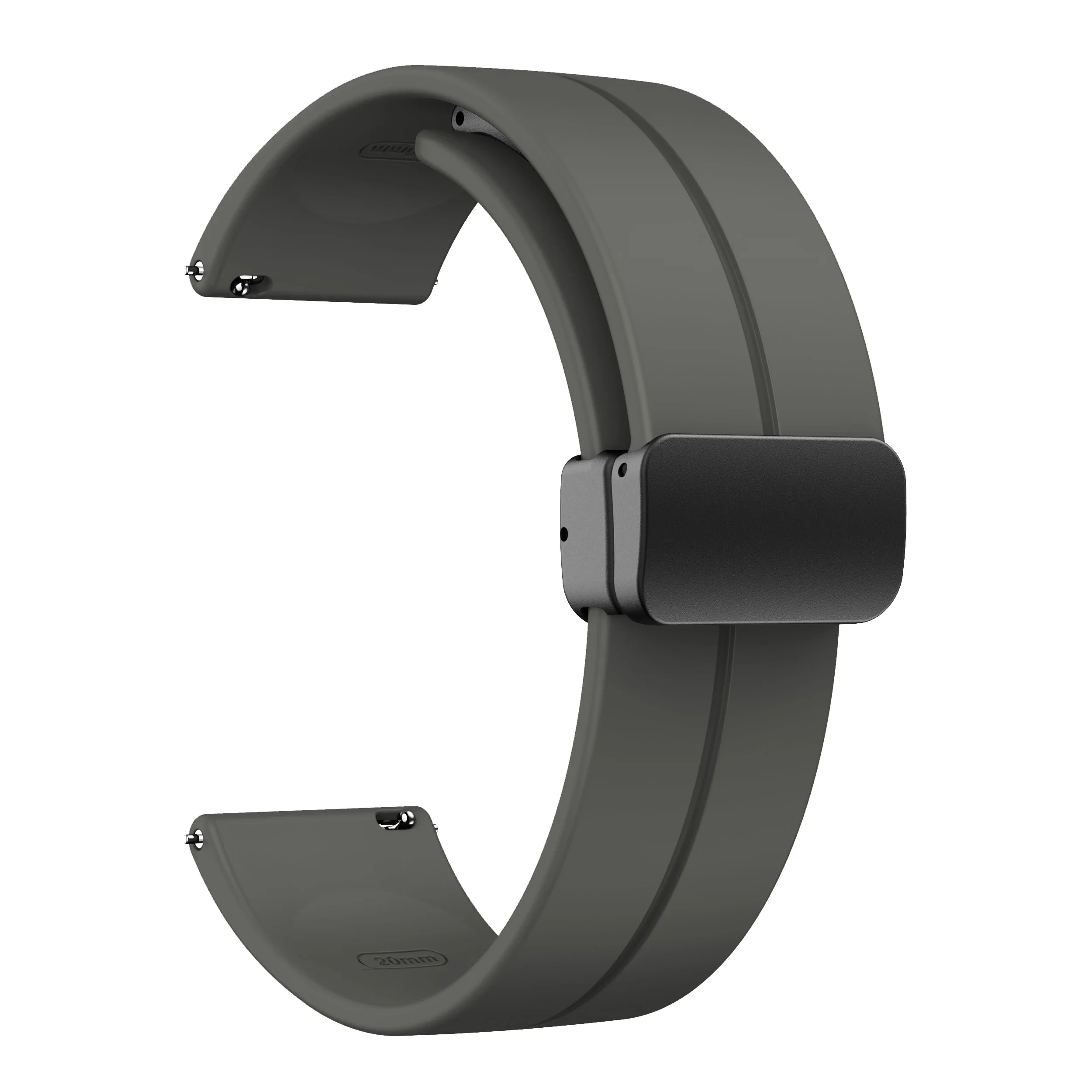 Sport Silicone Magnetic Buckle Watch Strap - 20mm/22mm