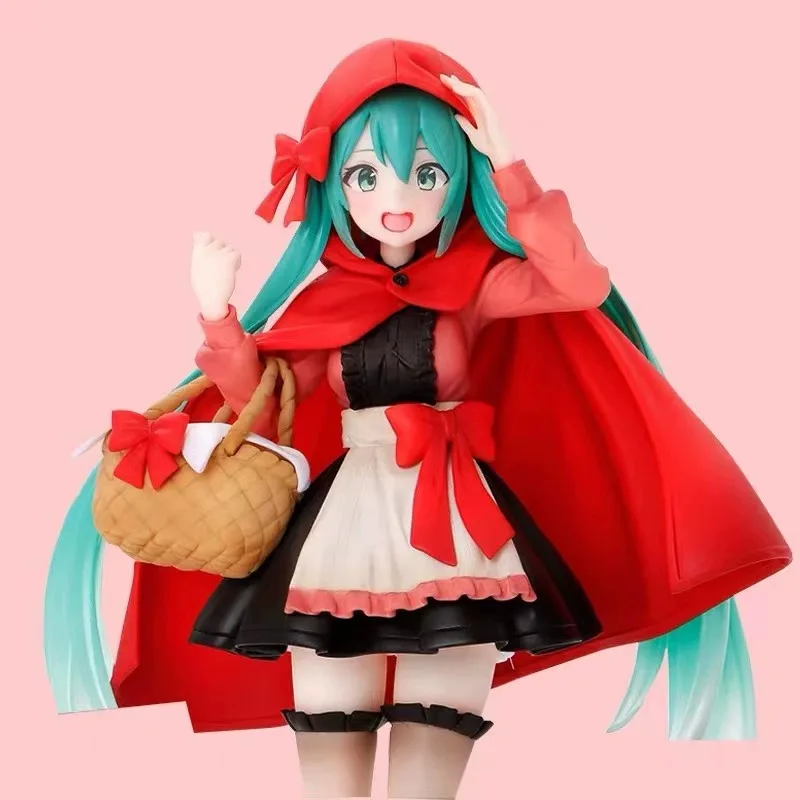 

Hatsune MikuAction Figures Fairy Tale Series Hand-Made Model Case Car Decoration Doll Gift Female