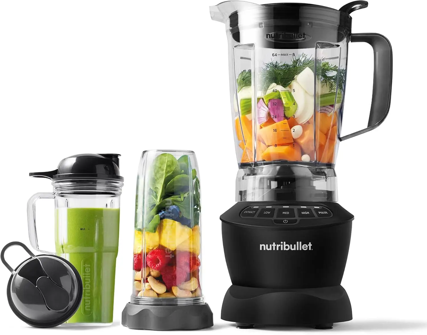 Full-Size Blender Combo 1200W –Matte Black 1 Full-Size Blender Combo 1200W –Matte Black 1