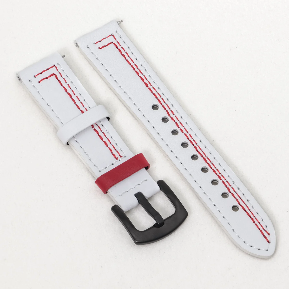 Premium Leather Watch Band - 20mm/22mm Sizes - Elegant Wrist Bracelet