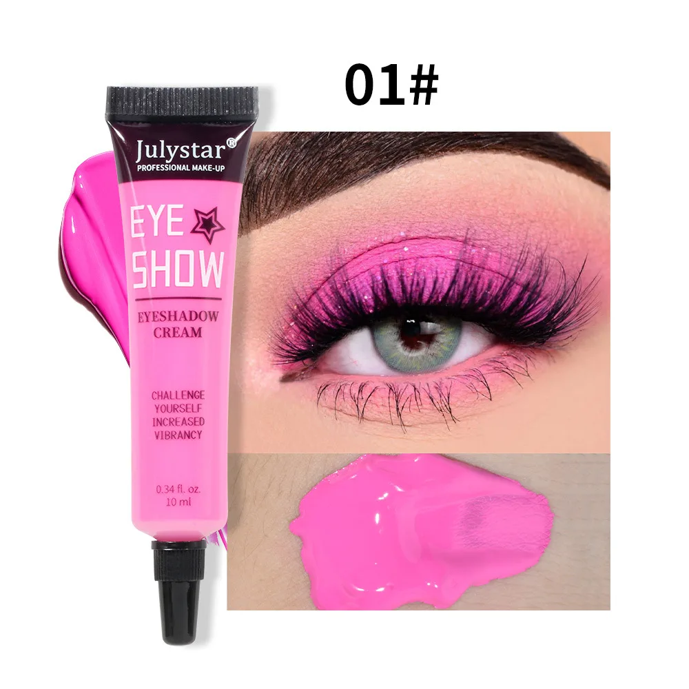 White Eyeshadow Cream Waterproof Eyeshadow Primer Anti Sweat Matte Liquid Painted Paste Colorful Eye Makeup Cosmetics eye shadow