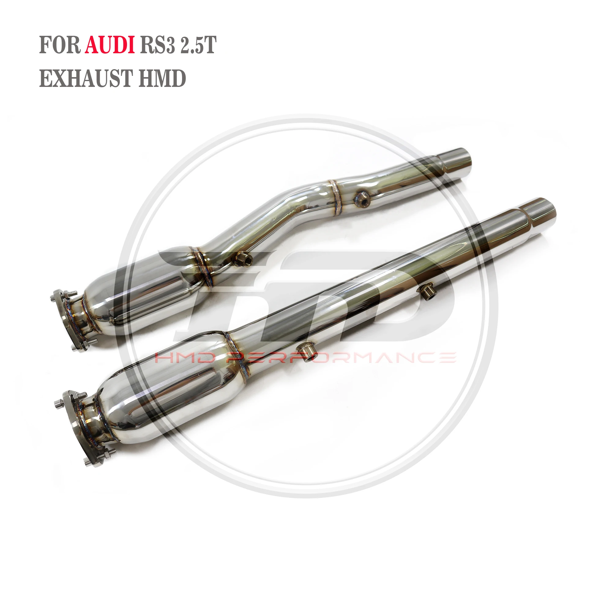 Sistema Di Scarico Hmd Downpipe Ad Alte Prestazioni Per Audi Rs3 Ttrs Rsq3 2.5T Con Tubo Centrale Opf Con Scudo Termico