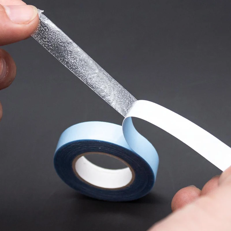 Waterproof Ultra Hold Wig Tape For Extension, Super Toupee Adhesive Glue For Hair, Double-Sided Wigs, Blue And White