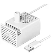 HAJXM Replacement Pump for Cat Water Fountain 135oz/4L, Quiet Pump for Pet Water Fountain Stainle...