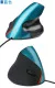 Souris verticale ergonomique filaire USB, optique, pour ordinateur, design ergonomique, réduit la douleur au poignet, tunnel carpien, pour Mac et PC