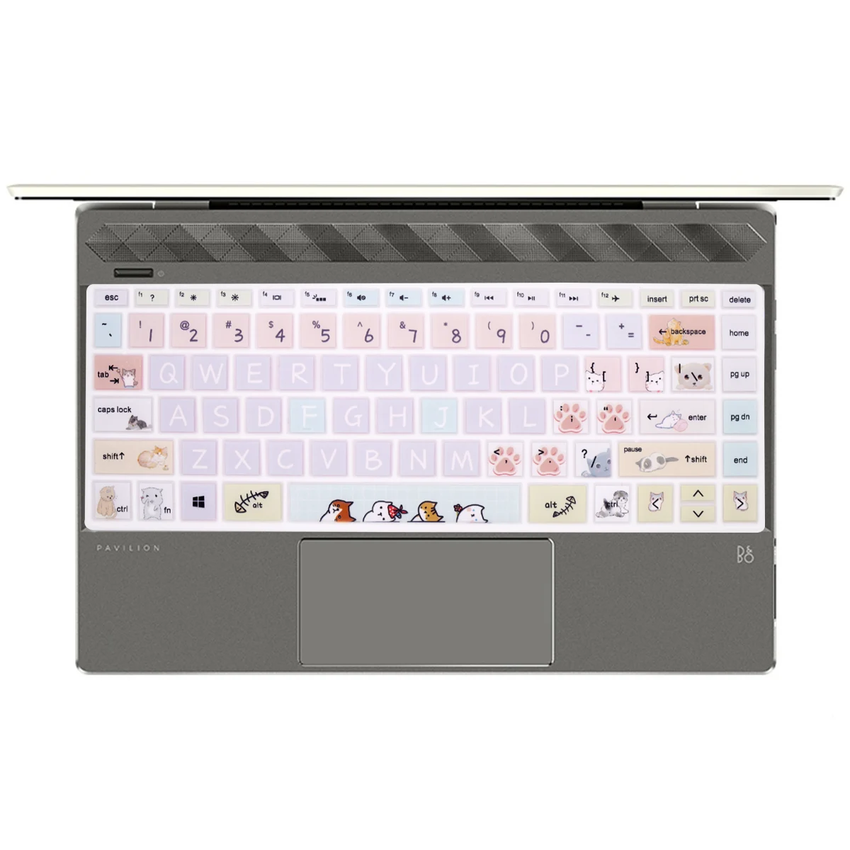 Cover Per Tastiera In Silicone Skin Per Hp Envy X360 13-W020Tu/Envy Muslimad024Tu Ad016Tx Ad103Tx/Spectre 13-Af004/Envy Muslimate