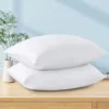 Tex Stead Goose Down Pillow 100% Cotton Set Bed Pillow, Luxury Hotel White Pillow Core, Comfortable and Warm 2-Piece Set 1