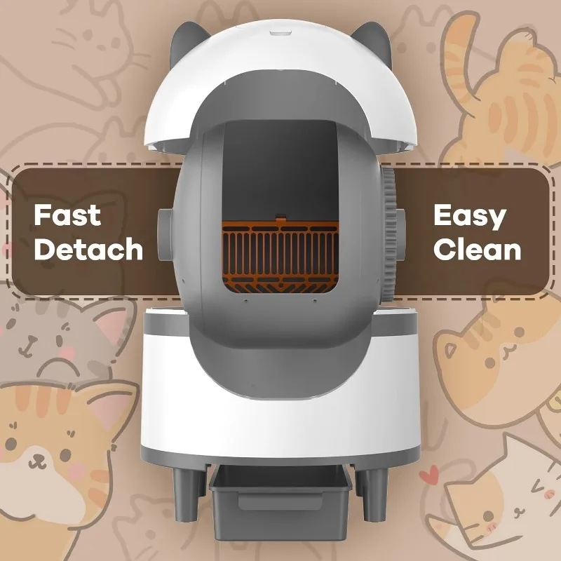 Automatic Litter Box Self Cleaning Multi Cat Extra Large Cat - Main Image