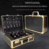 YUNTE Storage Box Password Lock Aluminum Portable Suitcase Professional Hairdressing Large Capacity Salon Tool Carrying Box