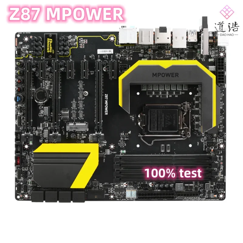 For Z87 MPOWER Motherboard 32GB LGA 1150 DDR3 ATX Z87 Mainboard 1 See55077359bd4d08b2436f35707144e48
