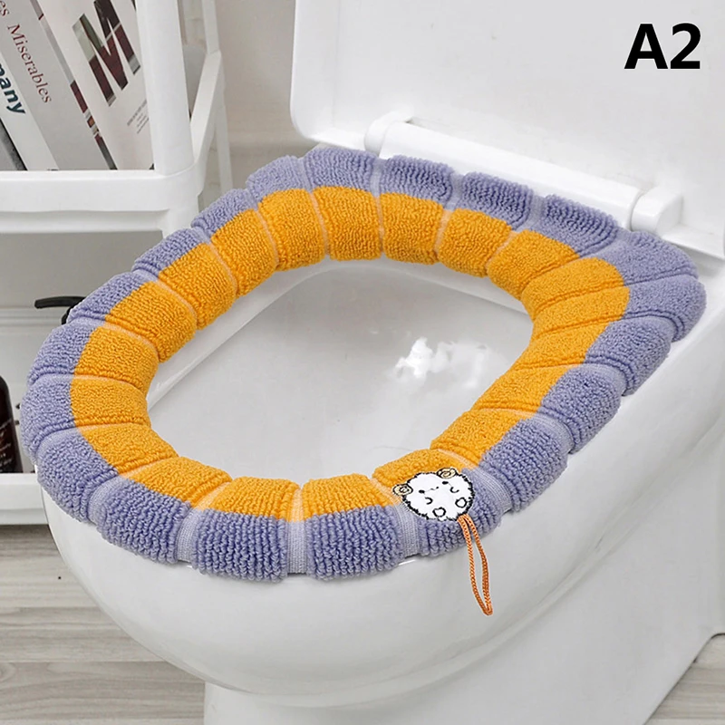 Warm Toilet Seat Cover Pad Gel Toilet Seat Cushion Heat Washable And Easy  Clean Toilet Seat Pad Universal With Self-Paste Design - AliExpress