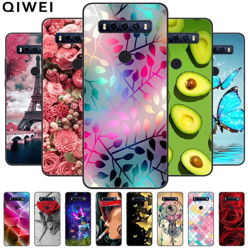 cool iphone se cases Phone Case For TCL 10 SE Cover Lovely Fashion Silicone Soft Painted Funda for TCL 10 5G UW TPU Bumper Coque for TCL10SE 10SE iphone se clear case