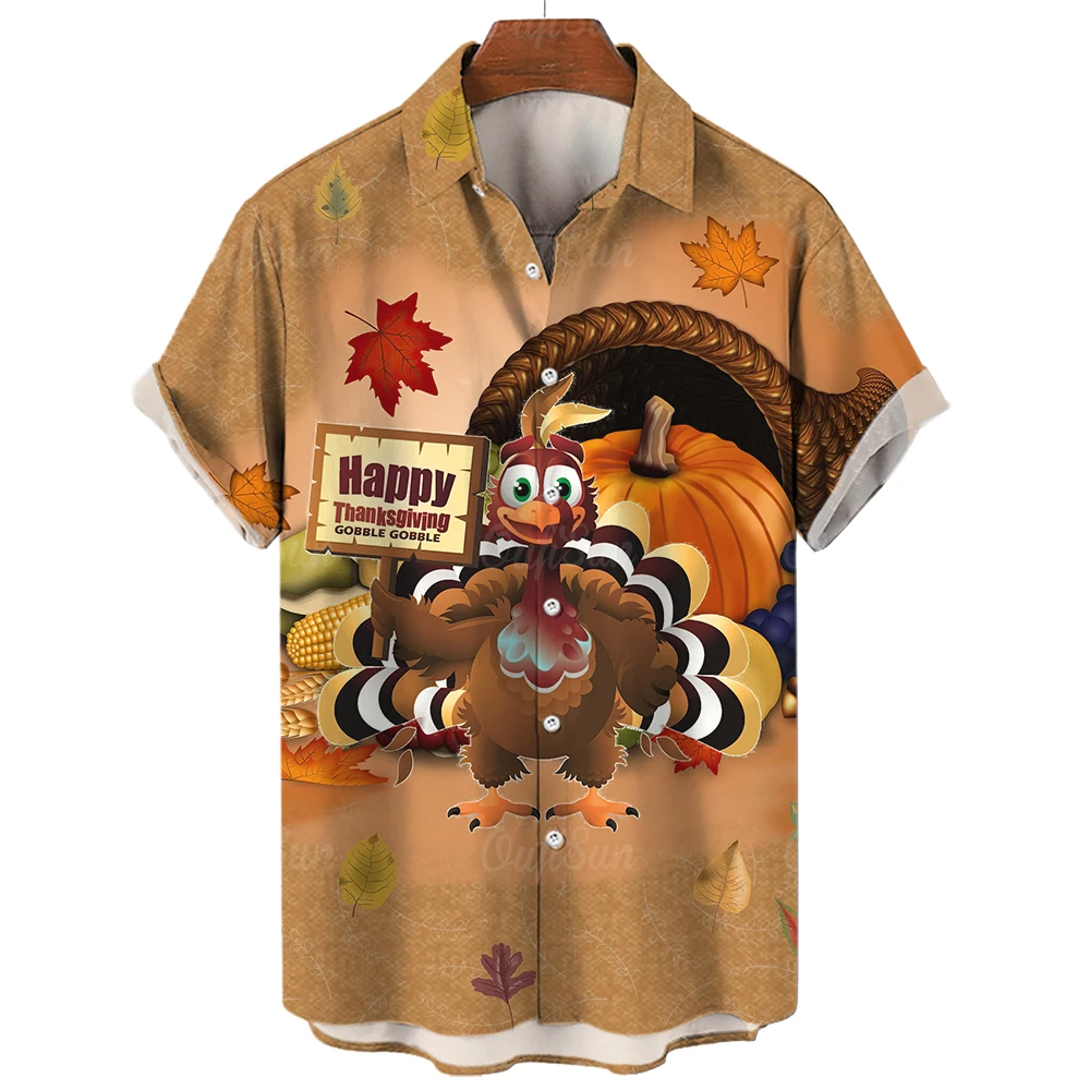 

2023 Men's Shirts Short Sleeves Retro Male Clothes Halloween Top Harajuku Shirts For Men Festive Horror Hip Hop Casual Loose Tee