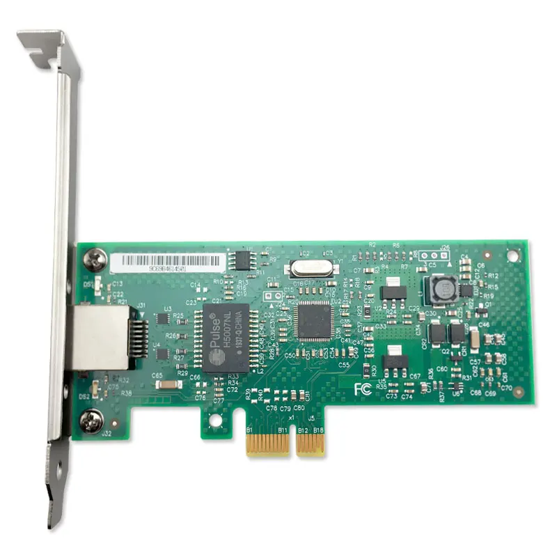 

Intel 82574L Chip 9301CT EXPI9301CT 1 Port RJ45 10/100/1000M PCI-E x1 Low+Full Height Bracket Network Card For Server or PC